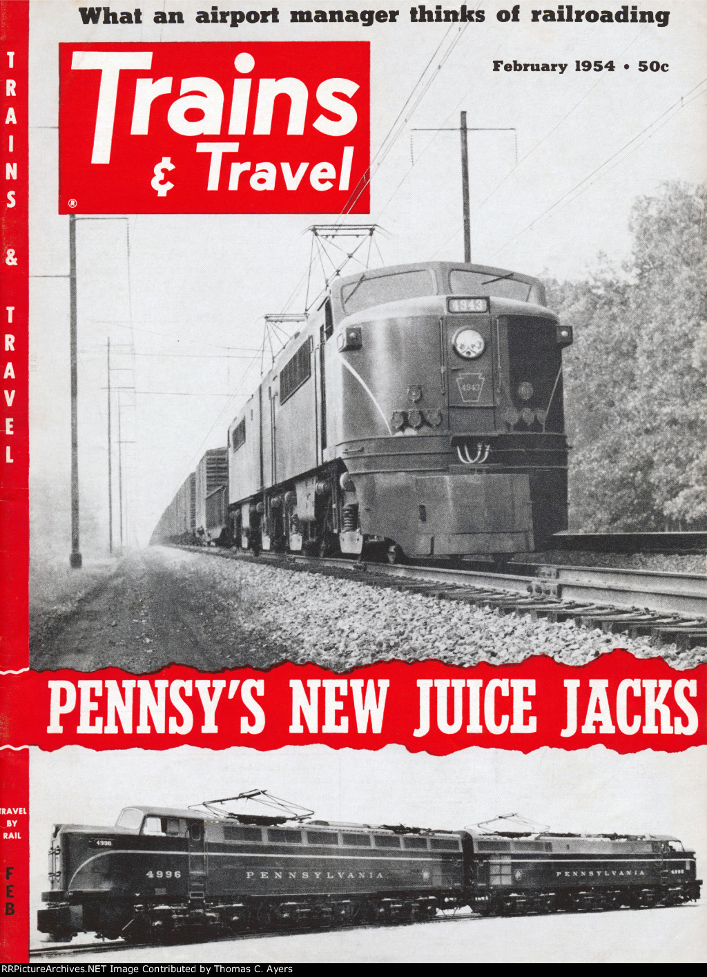 "Pennsy's New Juice Jacks," Front Cover, 1954